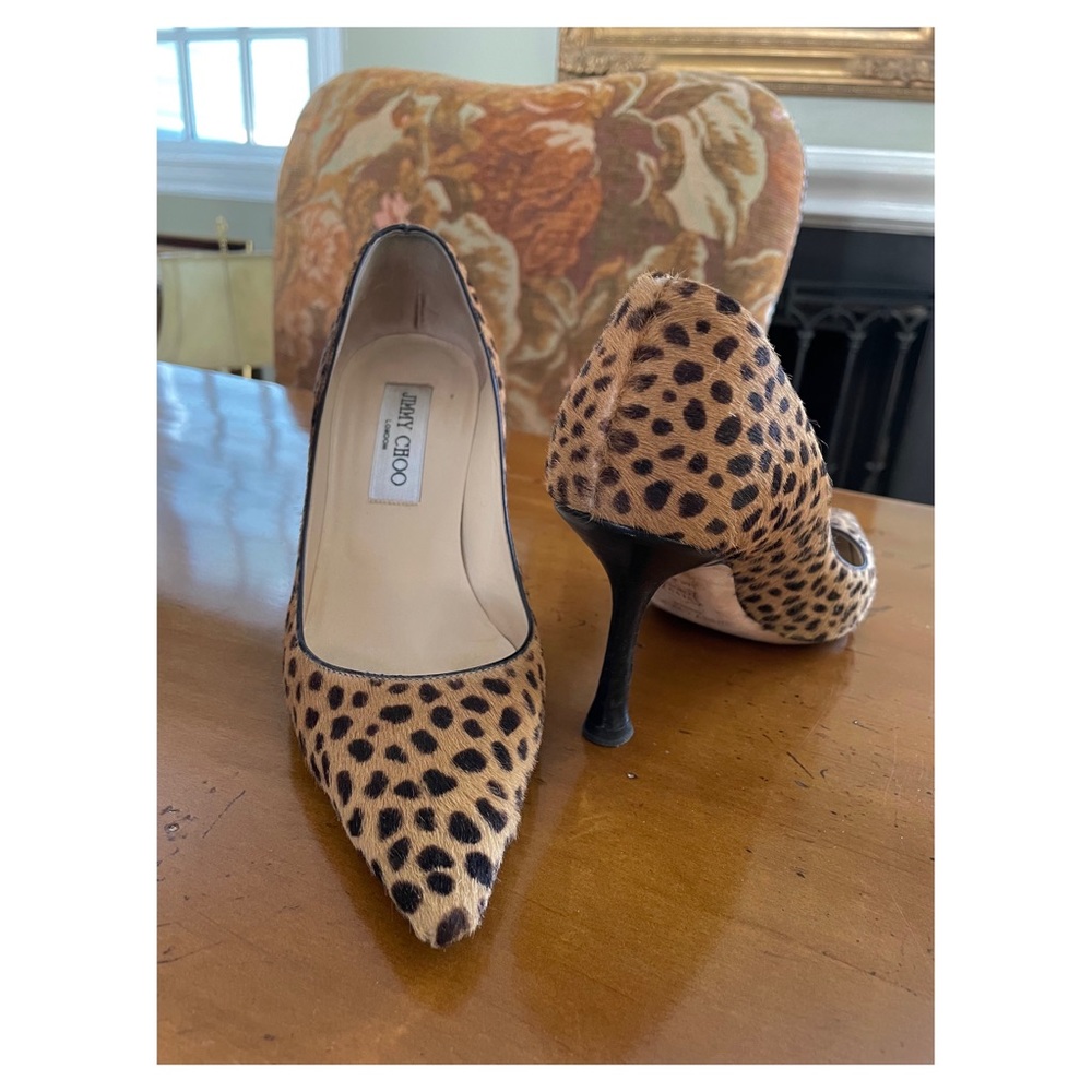 Jimmy Choo Leopard Print Pump